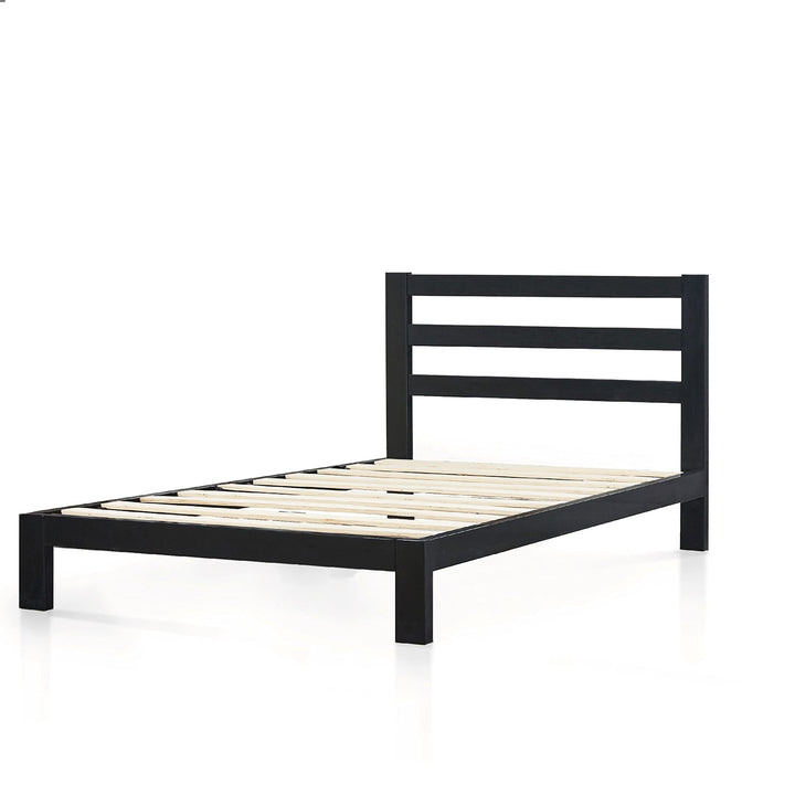ZINUS Arnav Metal Platform Bed Frame with Headboard Wood Slat Support No Box