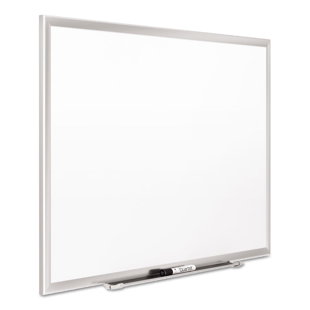 Quartet Magnetic Porcelain Whiteboard 2' x 3' White Board Premium Duramax Silver - Diamond Home USA