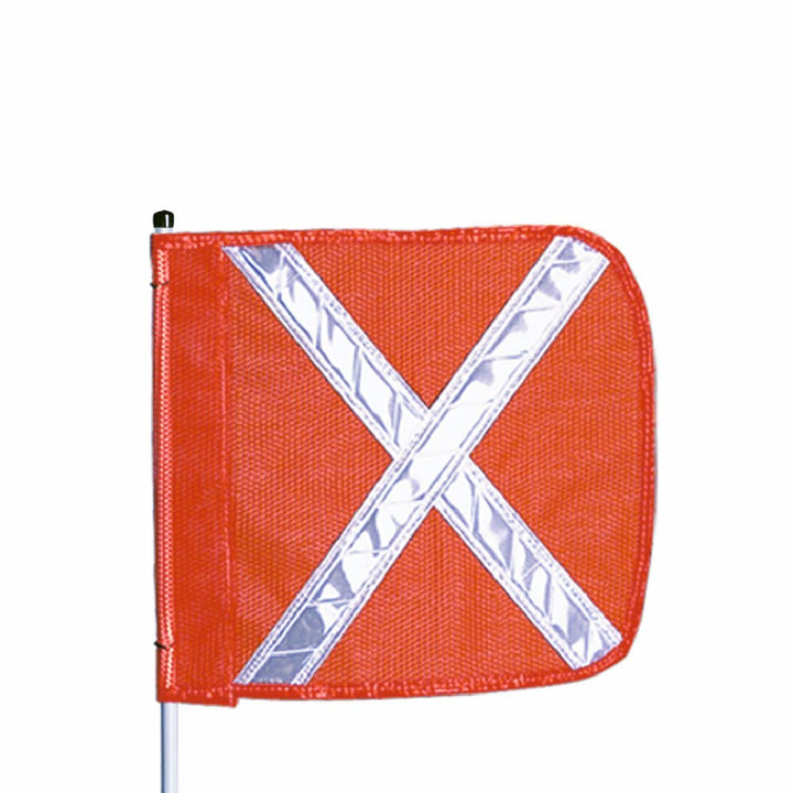 Checkers Industrial Safety Products FS6X-QD-O Flagstaff FS6 Safety Flag with