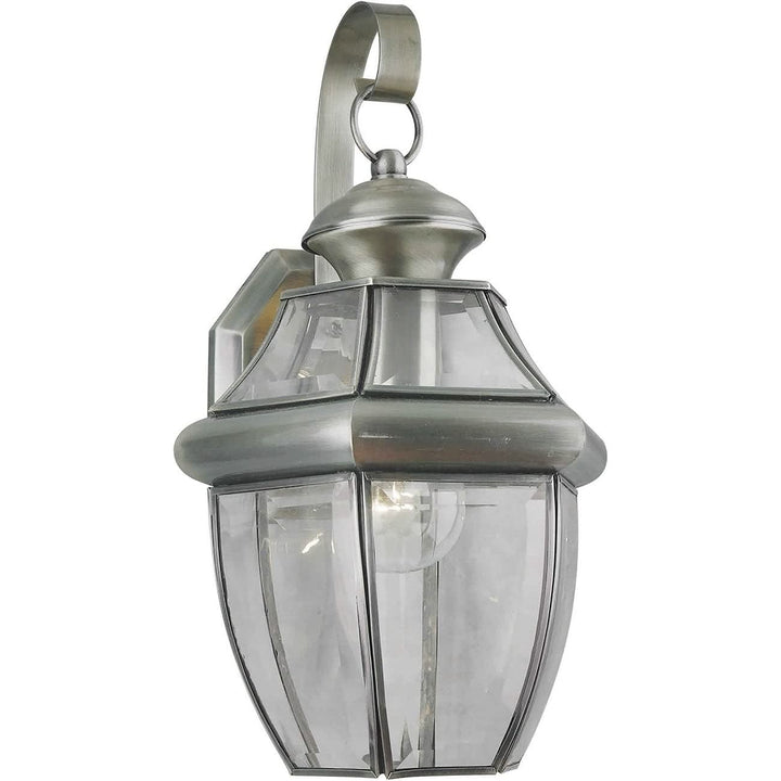 Forte 1201-01-34 One Light Outdoor Lantern Pewter - Diamond Home USA