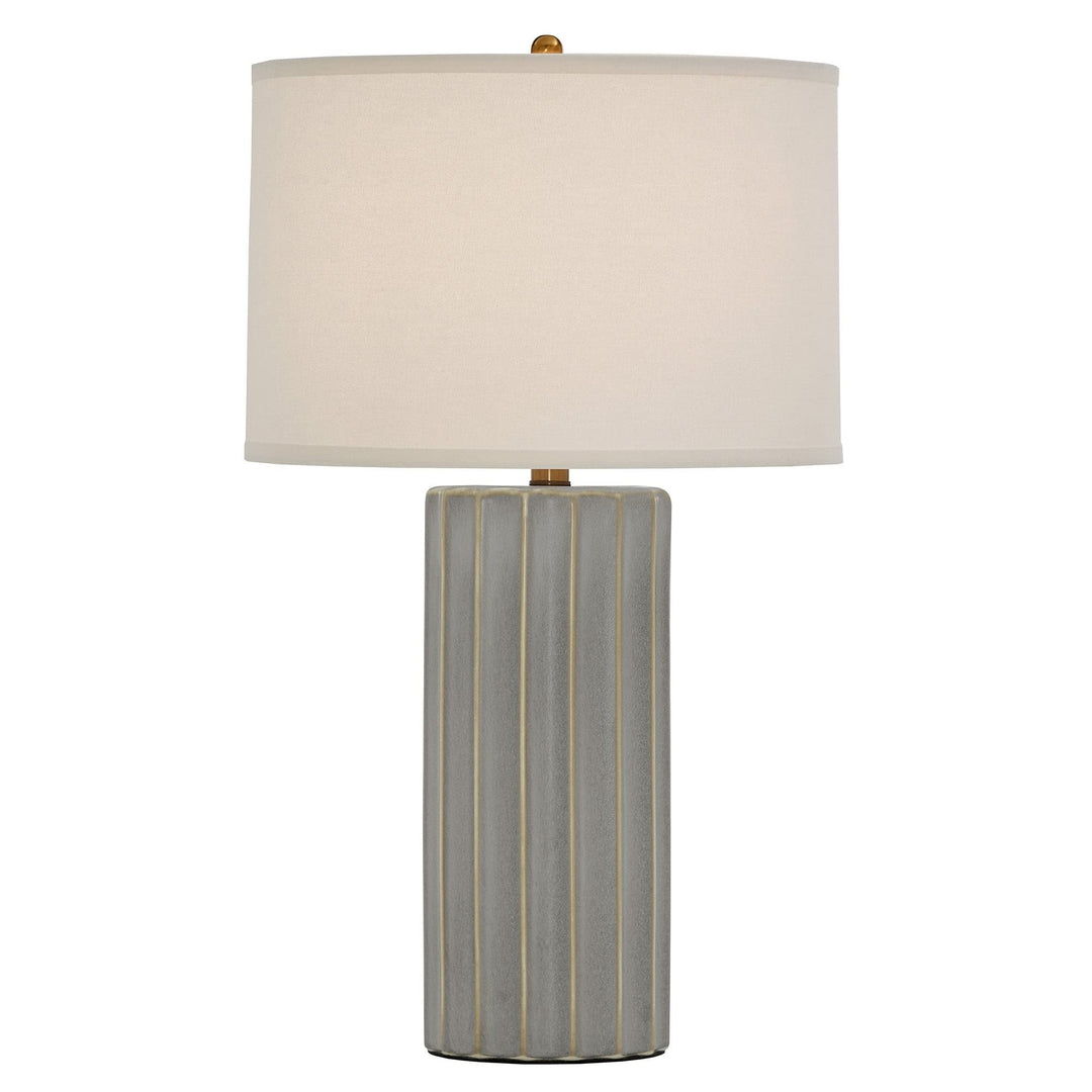 Ceramic Table Lamp Grey Contemporary - Diamond Home USA