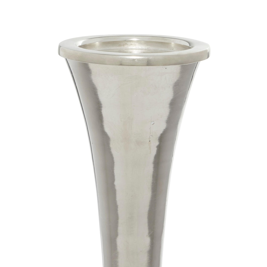 Silver Modern Candle Holder (Set of 3) - Diamond Home USA