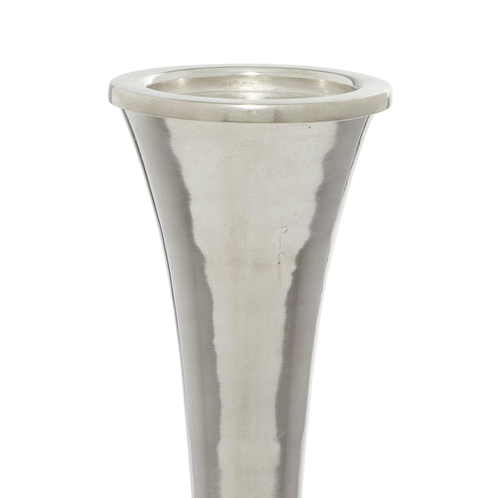 Silver Modern Candle Holder (Set of 3) - Diamond Home USA