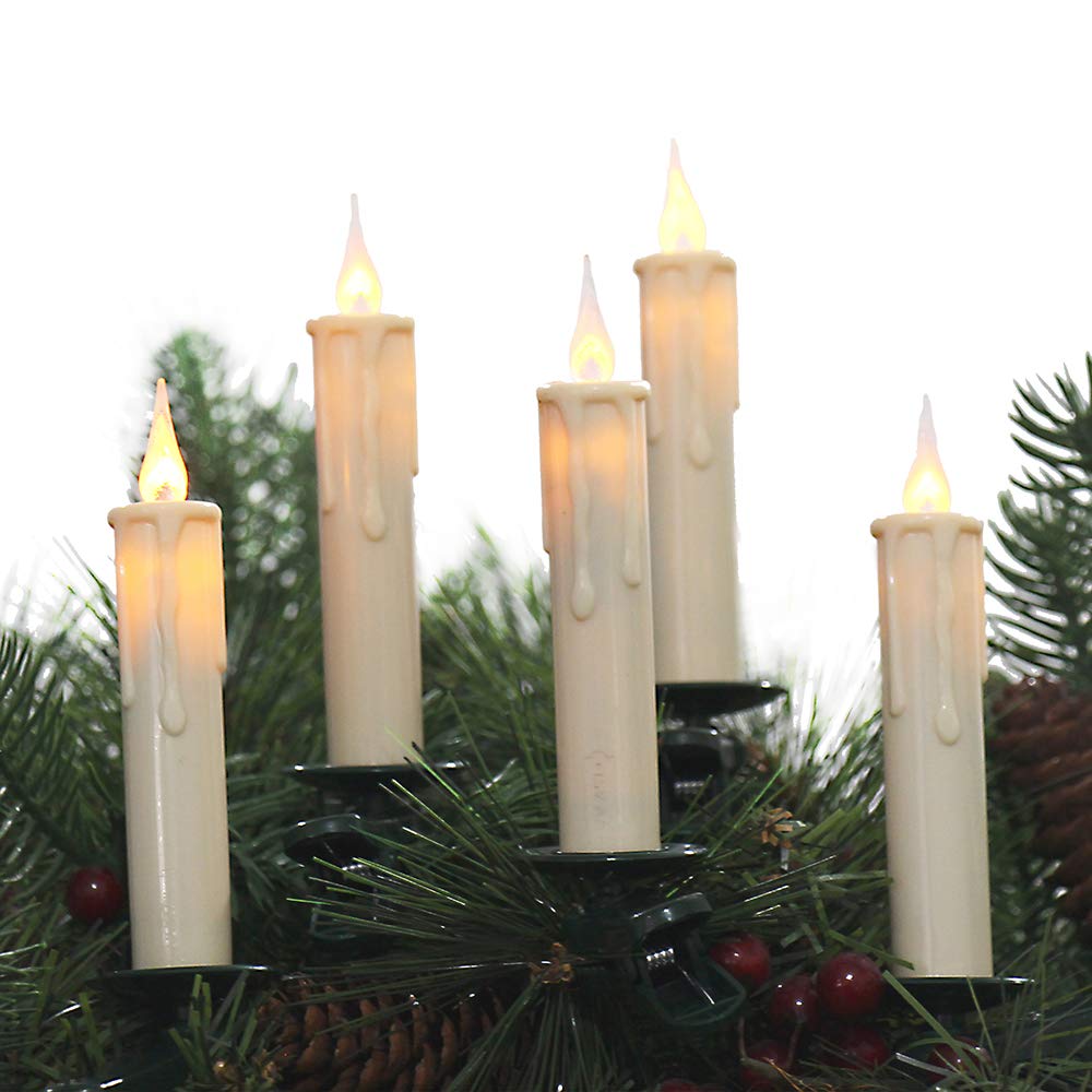 Kurt S. Adler Kurt Adler Battery-Operated 5 Warm White LED Light Candles - Diamond Home USA