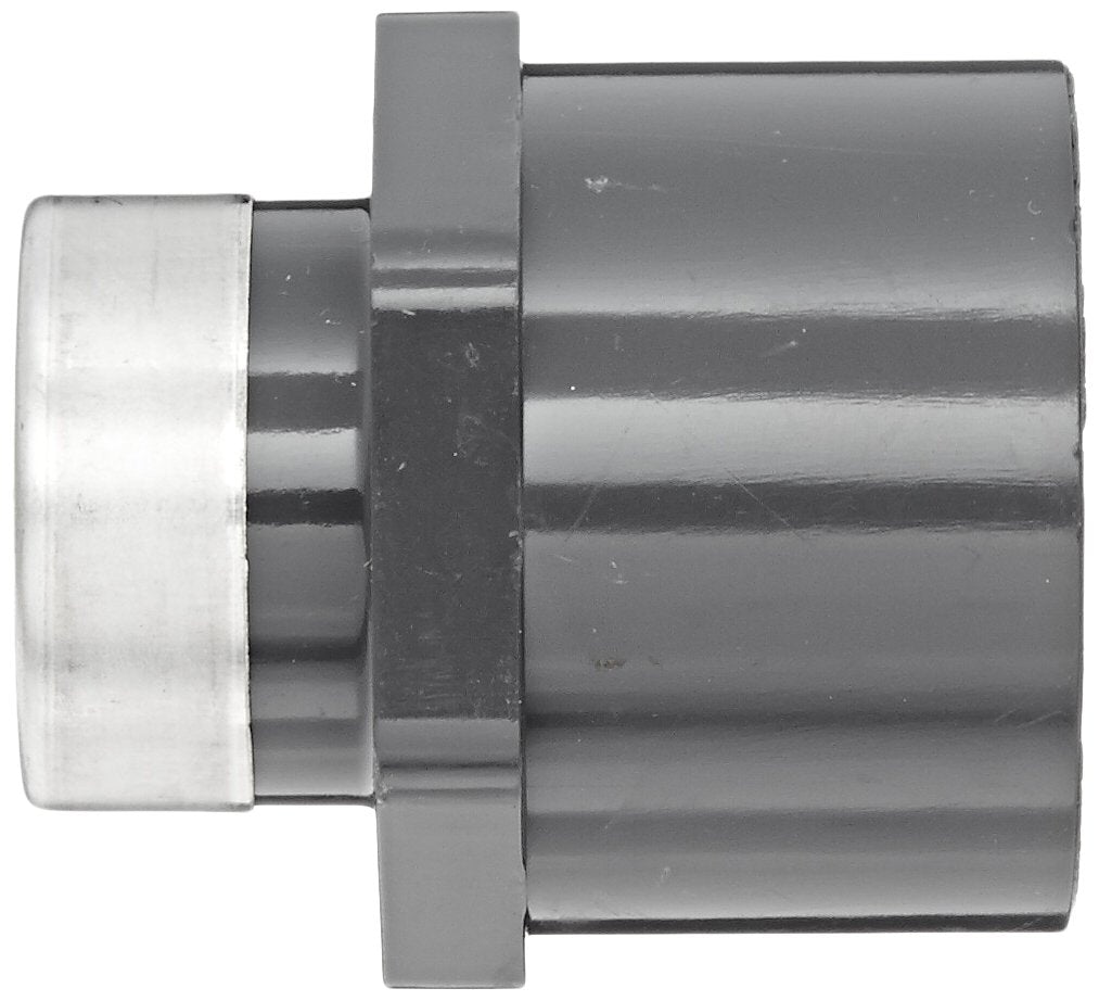 Spears 835-SR Series PVC Pipe Fitting Adapter Schedule 80 Gray 1" Socket x - Diamond Home USA