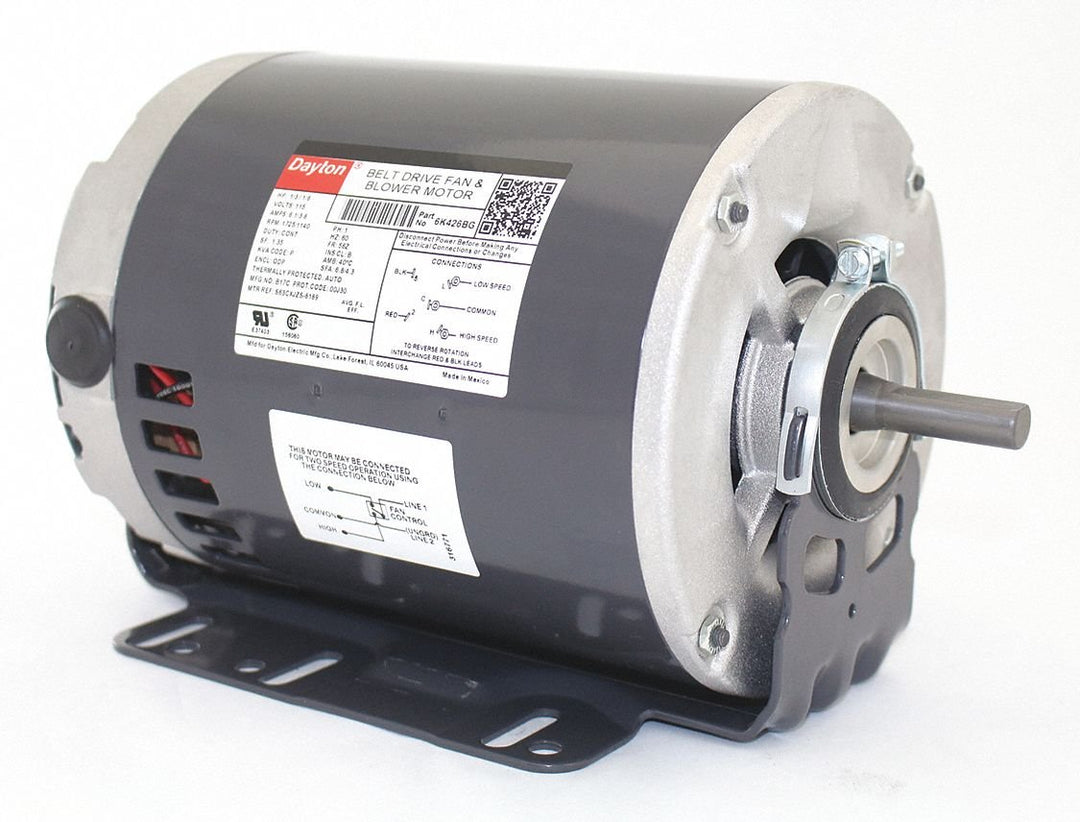 Motor 1/3 1/6 HP 1725/1140 RPM 115 V