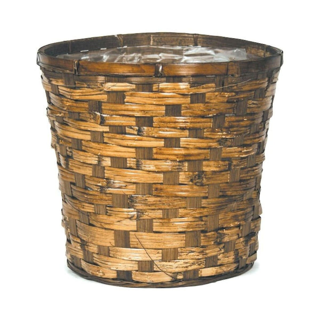 Rattan Colored Wash Bucket Brown
