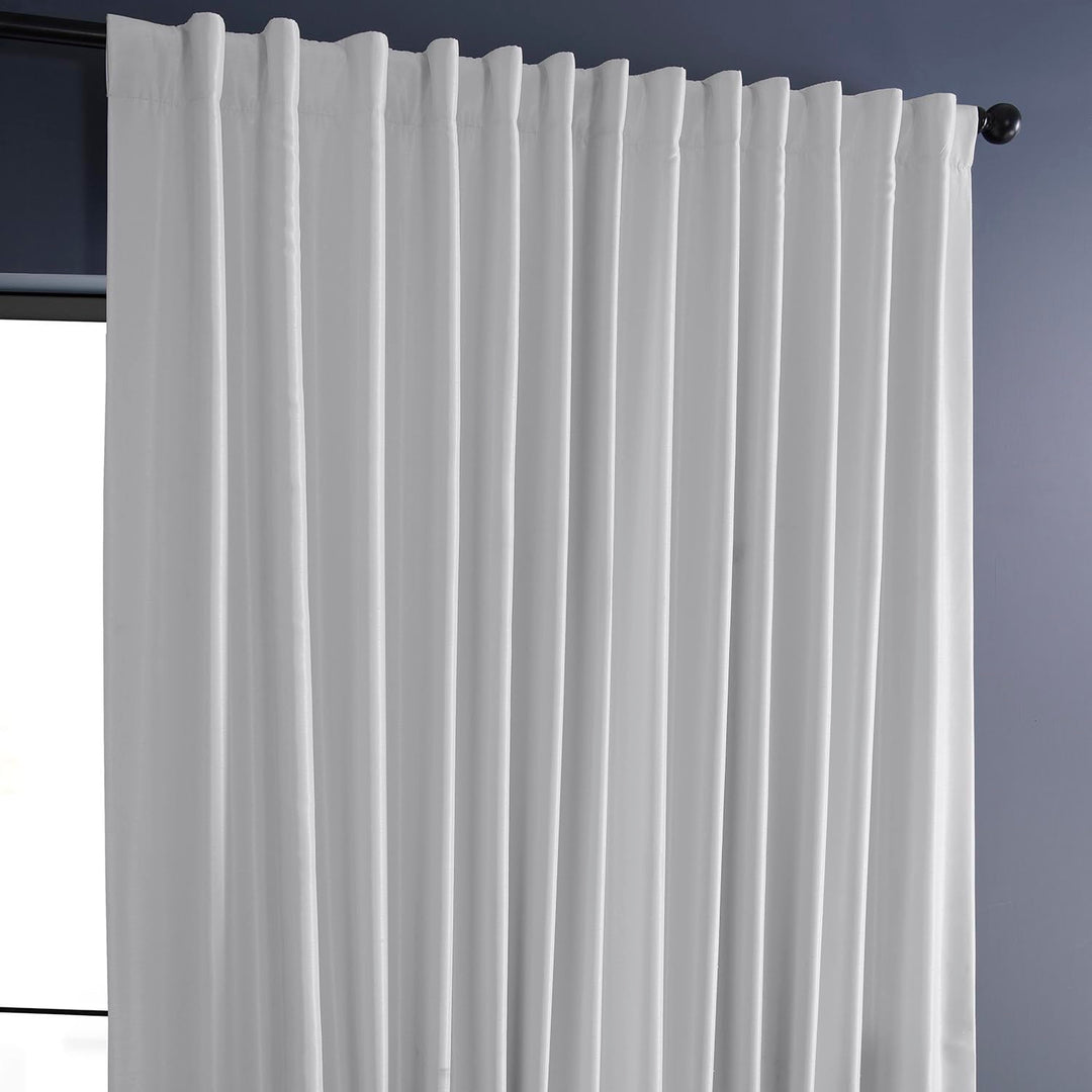 HPD Half Price Drapes Extra Wide Faux Silk Blackout Curtains 108 Inches Long for - Diamond Home USA