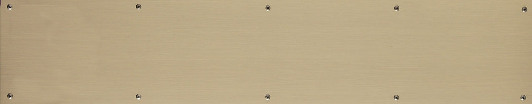 BRASS Accents A09-P0634-609 6" x 34" Antique Brass Kick Plate Screw Mount