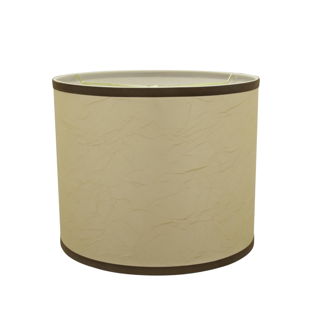 Aspen Creative 31098A Transitional Drum (Cylinder) Shaped Spider Construction BEIGE