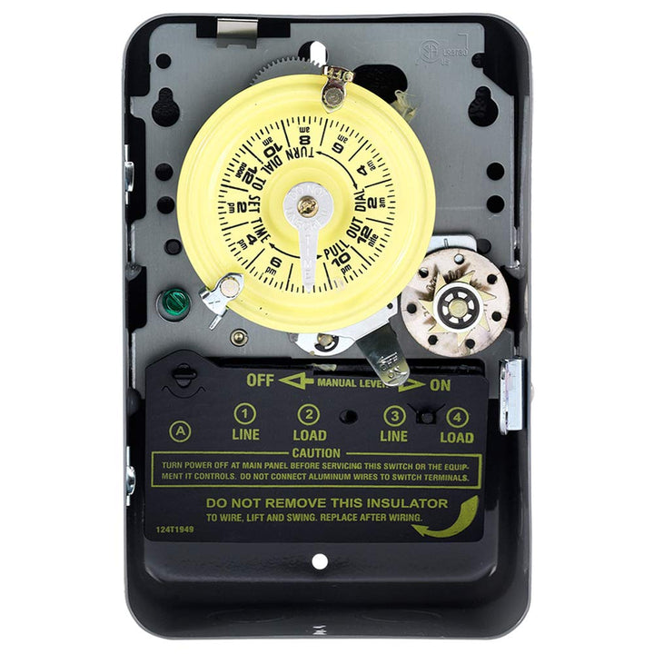 Intermatic T174 DPST 24 Hour 208-277-Volt Time Switch with Type 1 Indoor