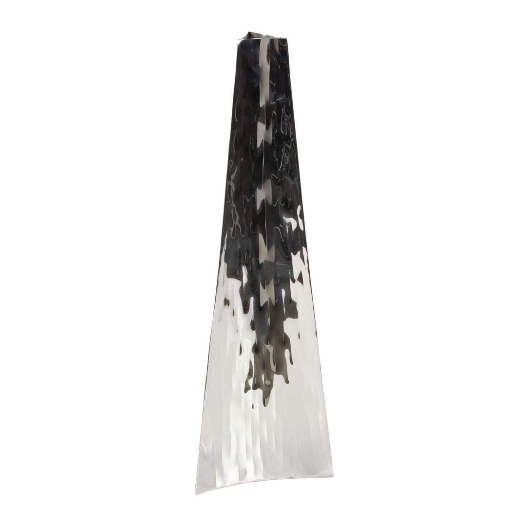 Large Stainless Steel Vase Black Modern Contemporary - Diamond Home USA