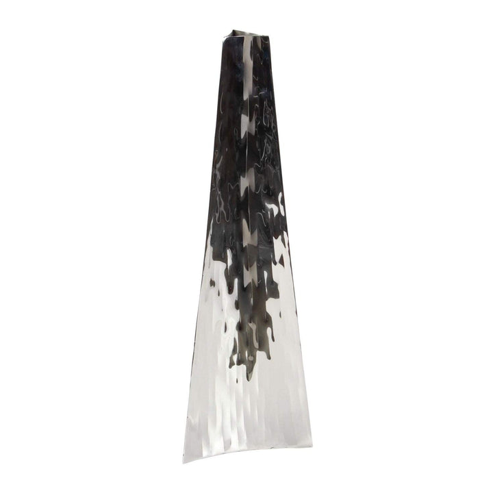 Large Stainless Steel Vase Black Modern Contemporary - Diamond Home USA