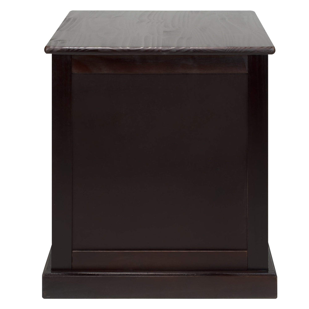 Chappy Espresso Pet Crate Brown Wood Finish - Diamond Home USA