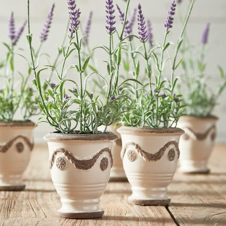 French Lavender Drop-in 13" Set of 6 Purple - Diamond Home USA