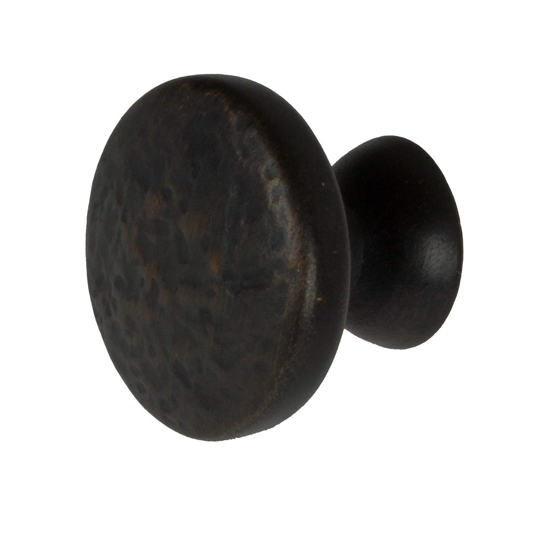1.25 inch Oil Rubbed nze Round Hammered Finish Cabinet Knobs (Pack of 10) - Diamond Home USA