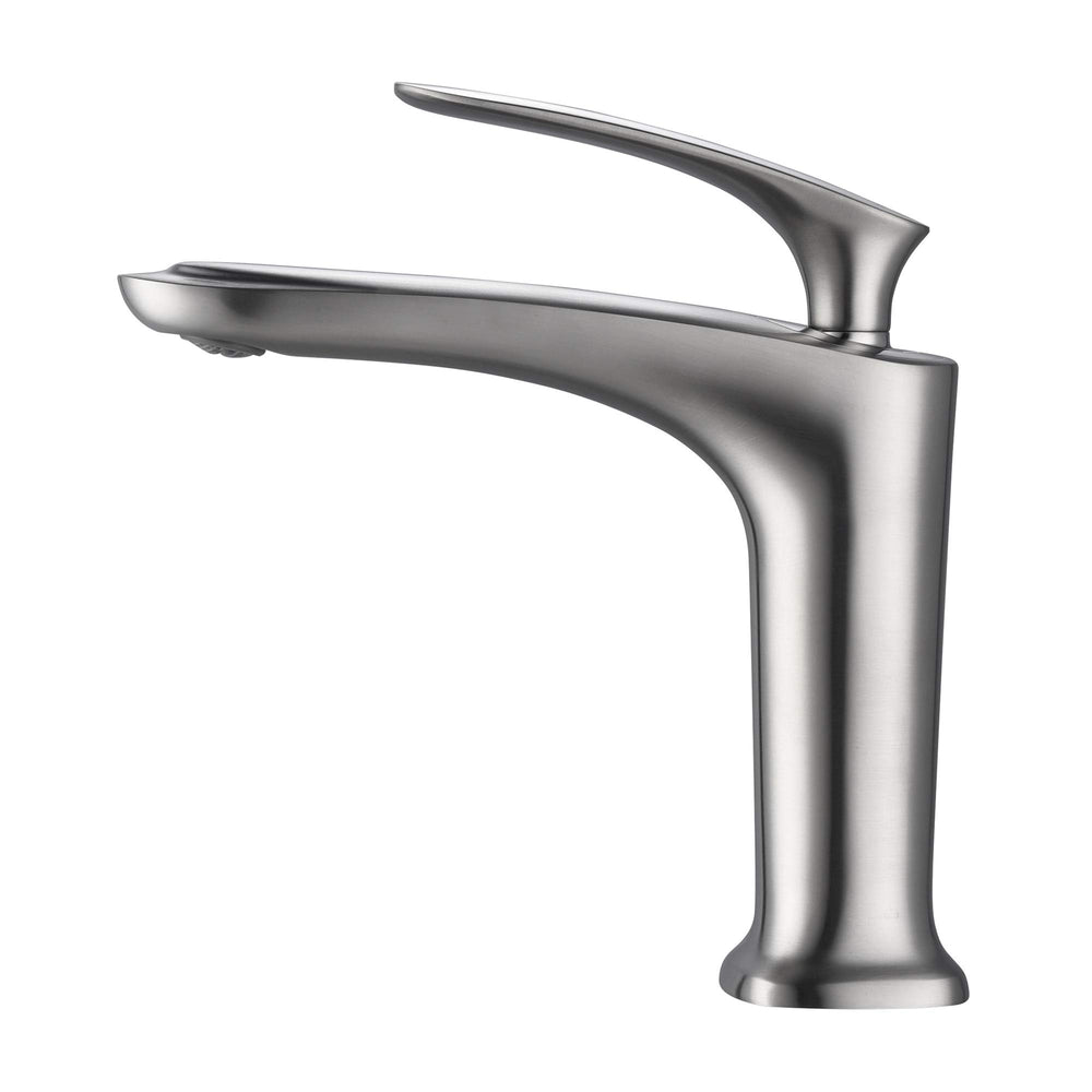 Brianna 7” Single Hole Bathroom Sink Faucet - Brushed Nickel - Diamond Home USA