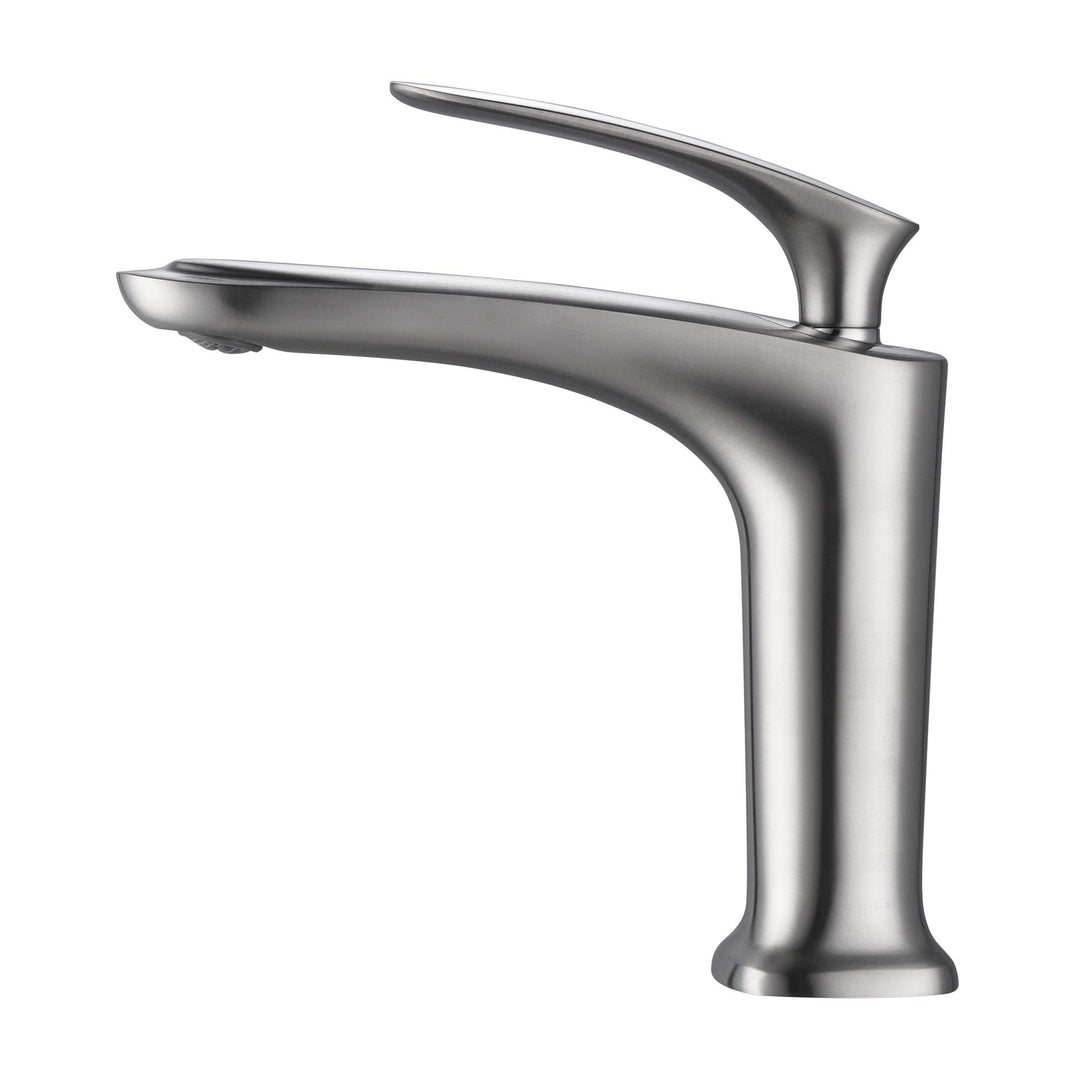Brianna 7” Single Hole Bathroom Sink Faucet - Brushed Nickel - Diamond Home USA