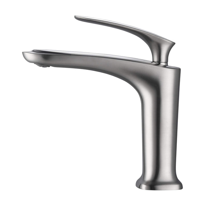Brianna 7” Single Hole Bathroom Sink Faucet - Brushed Nickel - Diamond Home USA