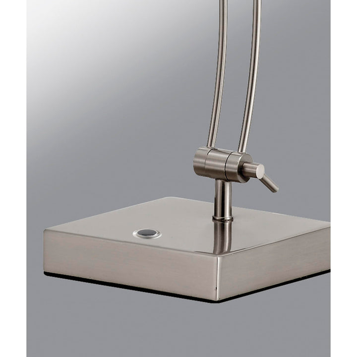 Adesso 5090-22 Esquire LED Desk Lamp 13-19 in. 9W Full Spectrum LED Brushed - Diamond Home USA