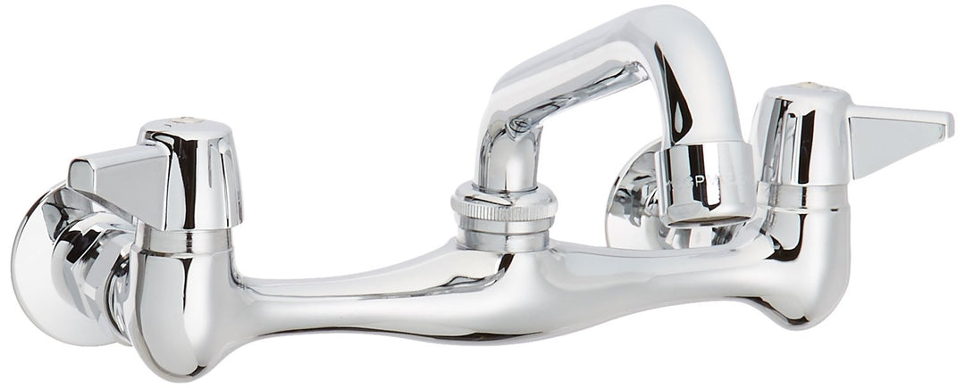 Central Brass 0047-UA Two Handle Wallmount Kitchen Faucet in Chrome