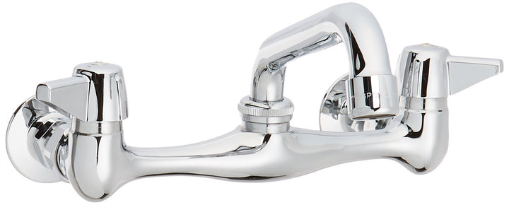 Central Brass 0047-UA Two Handle Wallmount Kitchen Faucet in Chrome