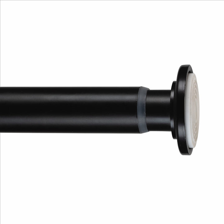 Home Details 24”-42” Inch Tension Curtain Rod|Adjustable|Expandable|No Tools 24" x 42" - Matte