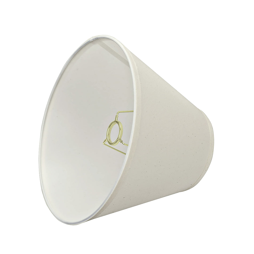 Aspen Creative 58876 Transitional Empire Shape Uno Construction Lamp Shade Cream - Diamond Home USA