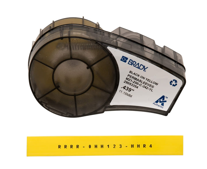 Brady Authentic (M21-250-C-342-YL) PermaSleeve Heat Shrink Tubing for Control