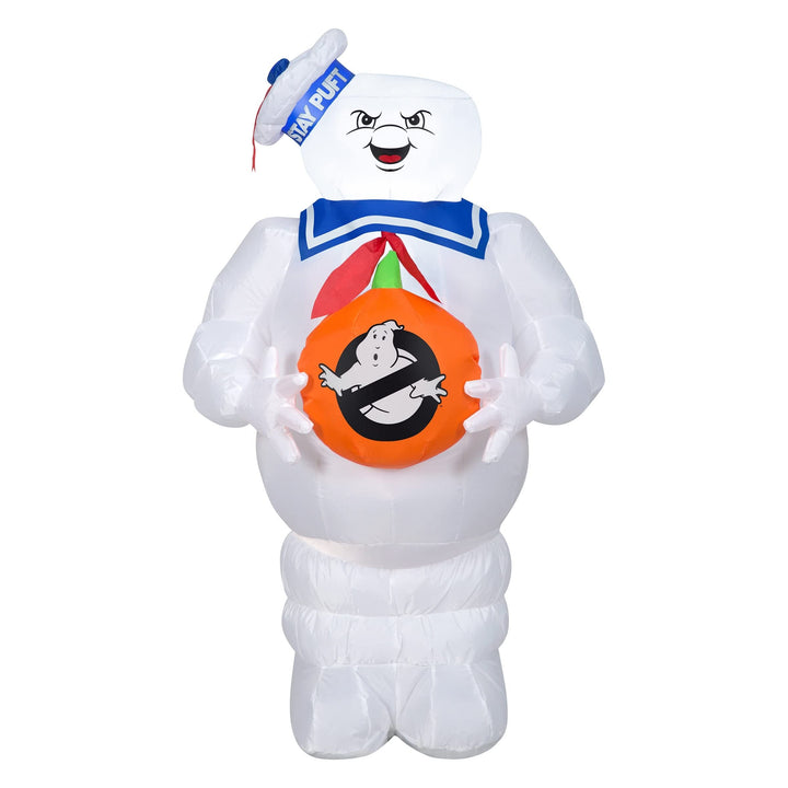 42" Inflatable Halloween Stay-puft Marshmallow Man 42 in White Polyester