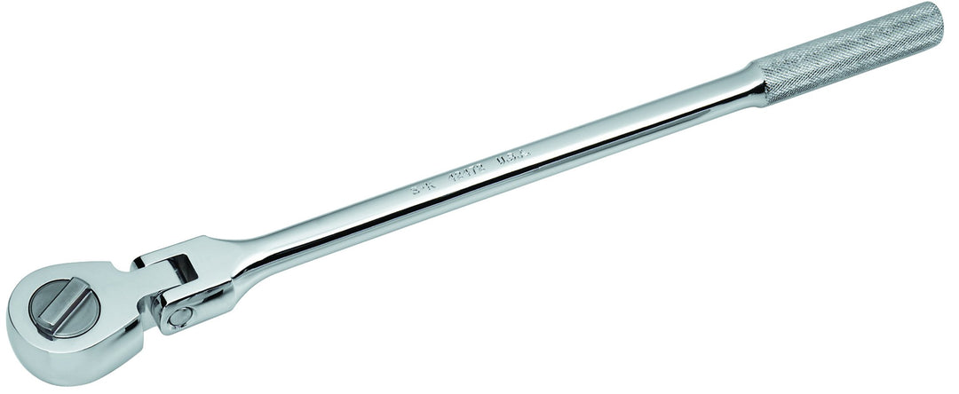 SK Tools USA 1/2" Drive Professional Reversible Flex Head Ratchet 17.6"
