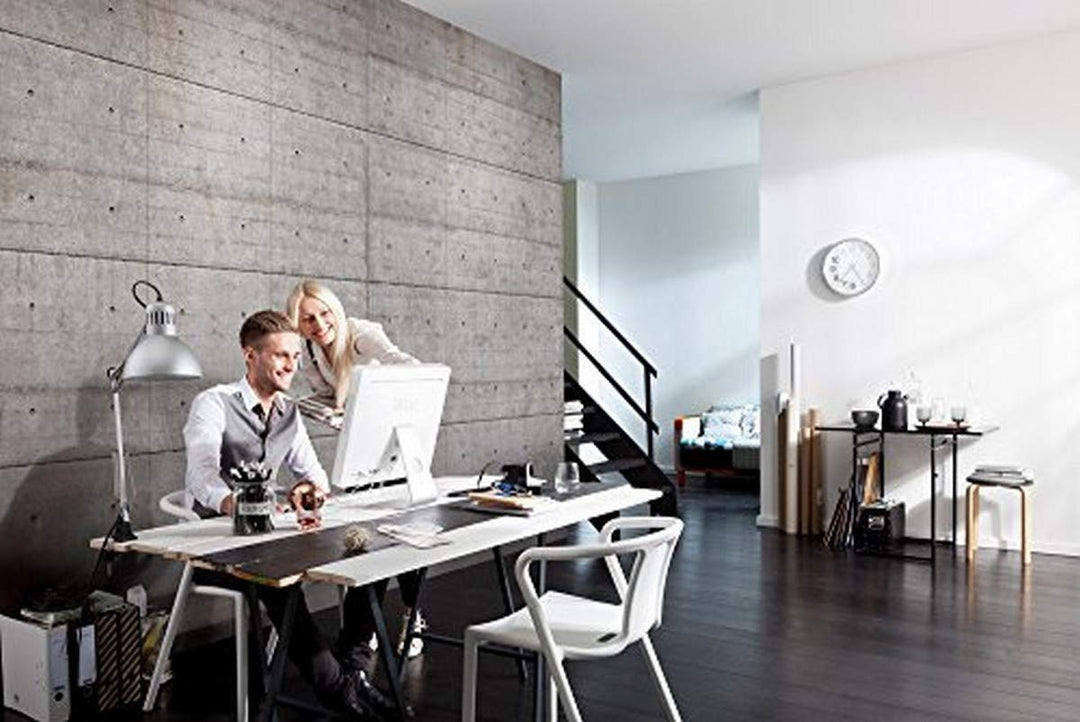 Komar 8-938 Concrete Blocks Wall Mural Grey 145x100x0.125