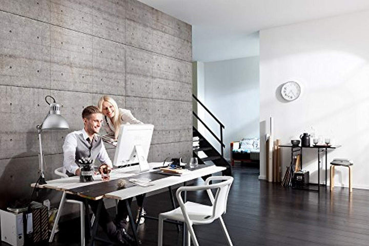 Komar 8-938 Concrete Blocks Wall Mural Grey 145x100x0.125