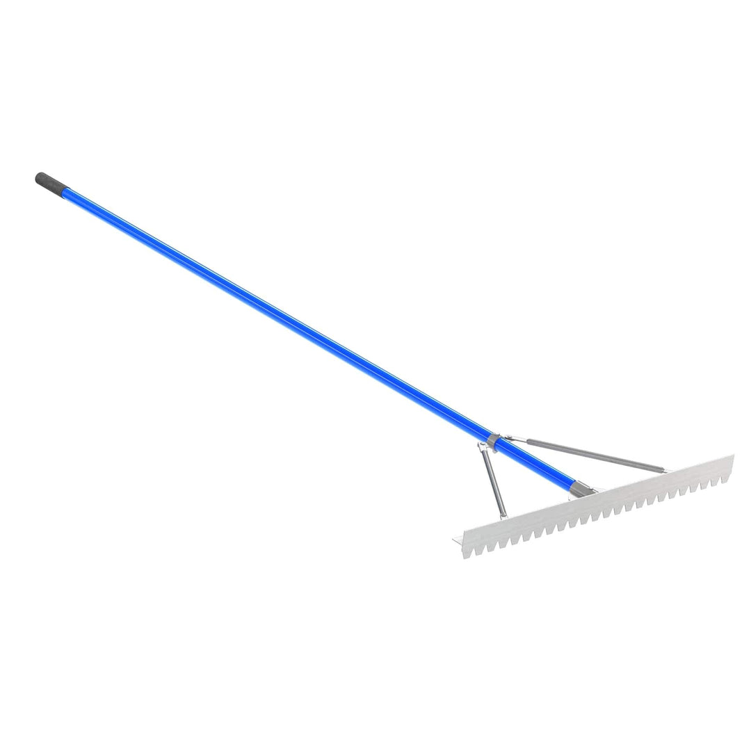ASPHALT LUTE RAKE - ALUM 36" - 8' ALUM HDL