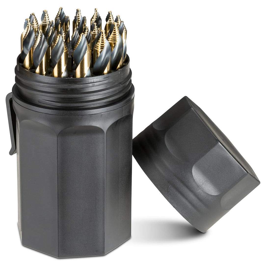 K Tool International XD3106 Cobalt Tungsten Metal Drill Bit Set for Garages - Diamond Home USA