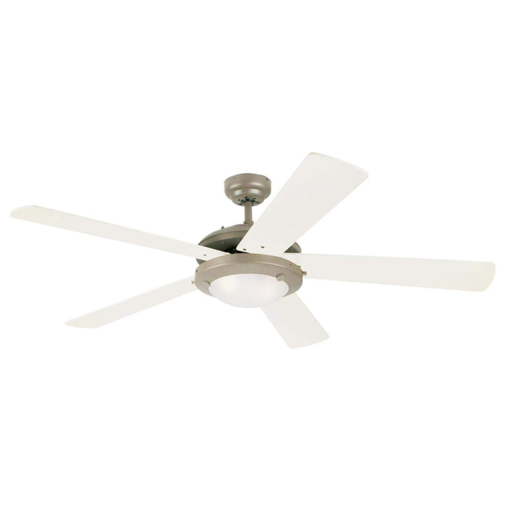 Westinghouse 7234100 Comet Indoor Ceiling Fan with Light Brushed Pewter - Diamond Home USA