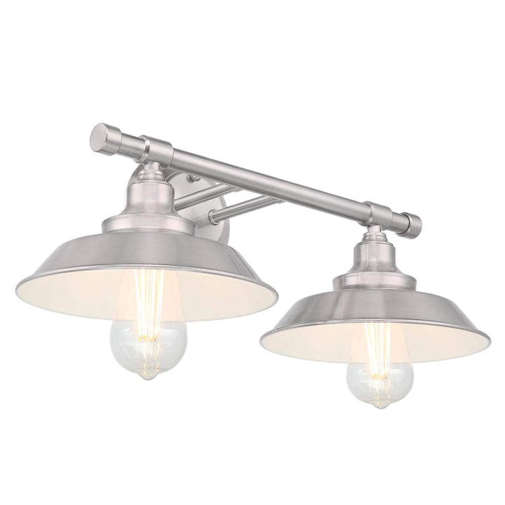 Westinghouse 6110300 Iron Hill Vintage Two-Light Indoor Wall Light Sconce - Diamond Home USA