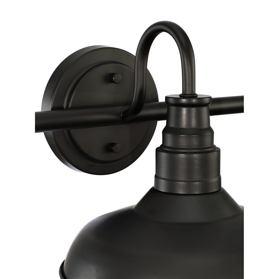 Black Finish Industrial 3-light Metal Vanity Light Modern Contemporary Bronze - Diamond Home USA