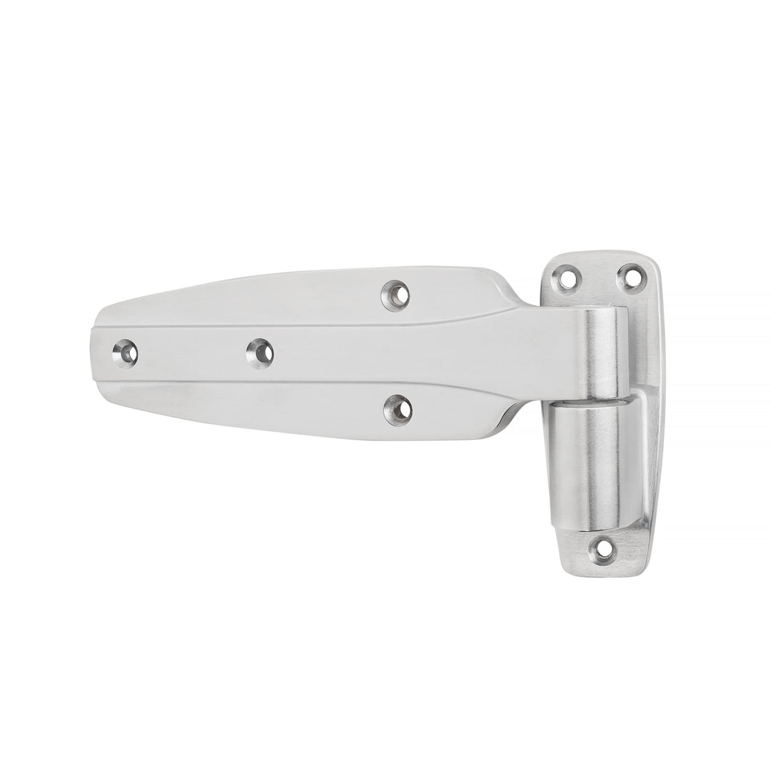 Kason 1245 Reversible Cam-Rise Hinge 1-1/2 Inch Offset Brushed Chrome Finish