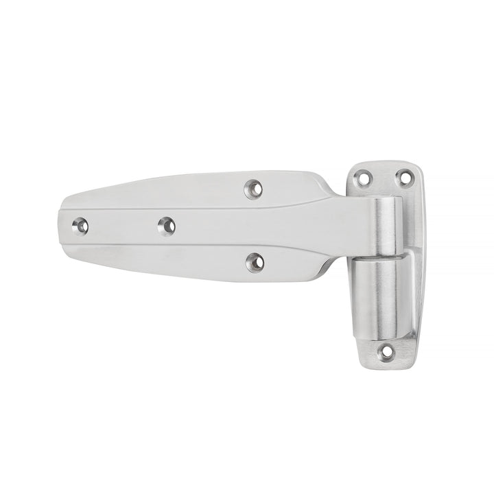 Kason 1245 Reversible Cam-Rise Hinge 1-1/2 Inch Offset Brushed Chrome Finish