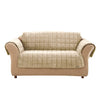 SureFit Deluxe Pet Sofa Cover Furniture Protector Plush Mink Couch with Odor Ivory