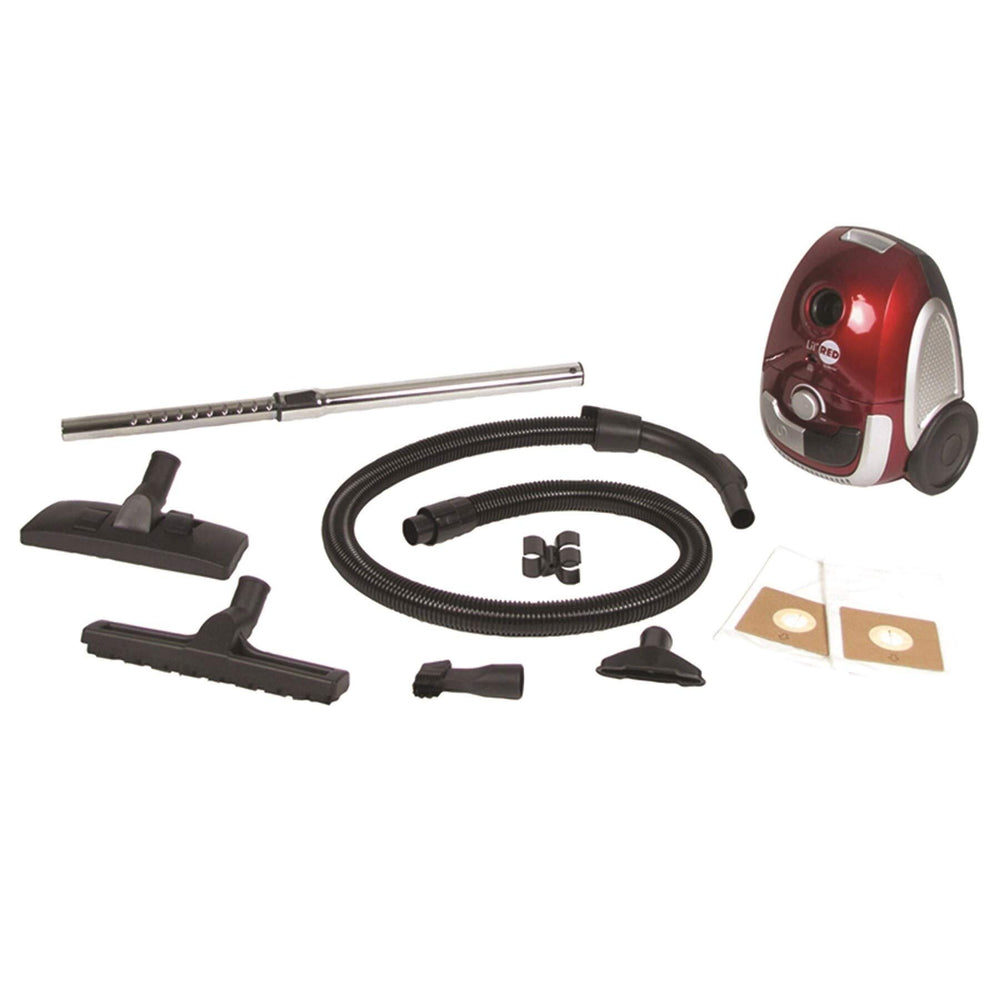 Red Canister Vacuum Black Filter Lightweight - Diamond Home USA