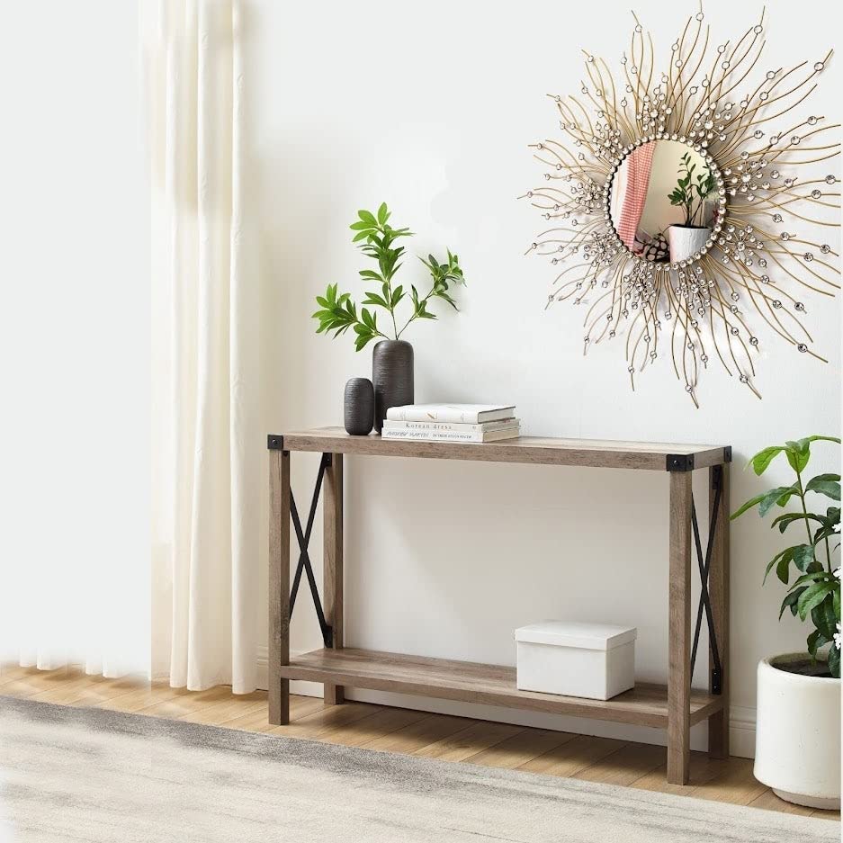 Sunburst Gold Metal Wall Mirror Modern Contemporary Handmade - Diamond Home USA