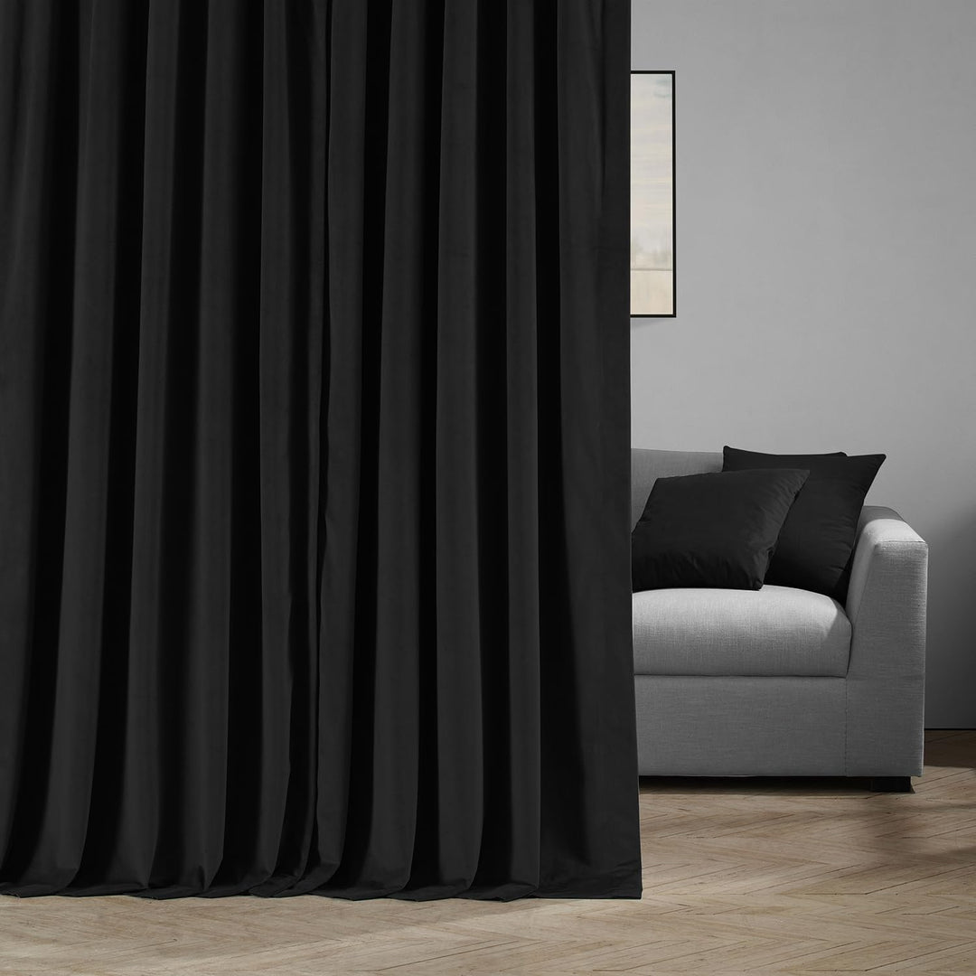 HPD Half Price Drapes Signature Velvet Thermal Blackout Curtains for Living Room - Diamond Home USA
