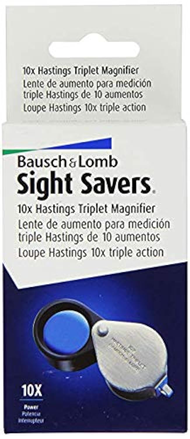 Loupe 10x Hasting Triplet Magnifier - Baush & Lomb