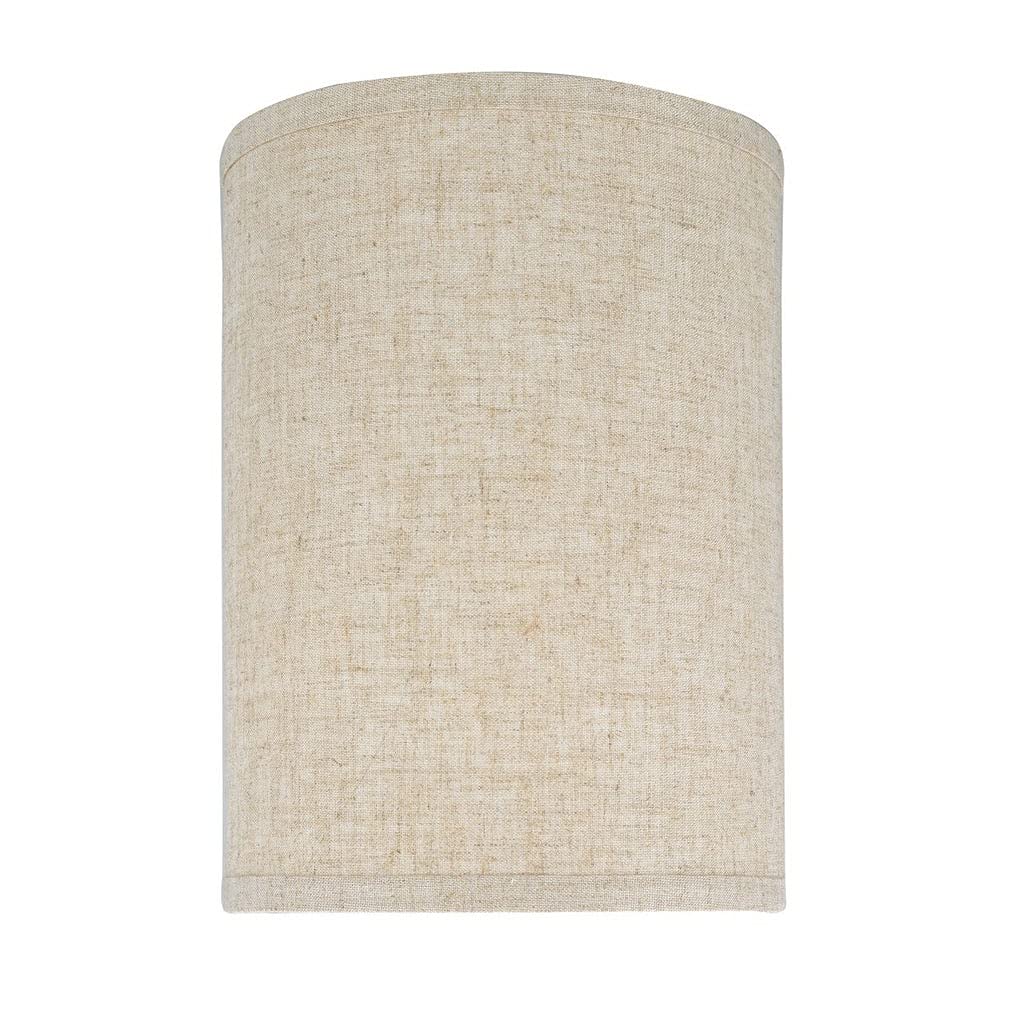 Hardback Drum (Cylinder) Shape Spider Construction Lamp Shade In Beige ( X
