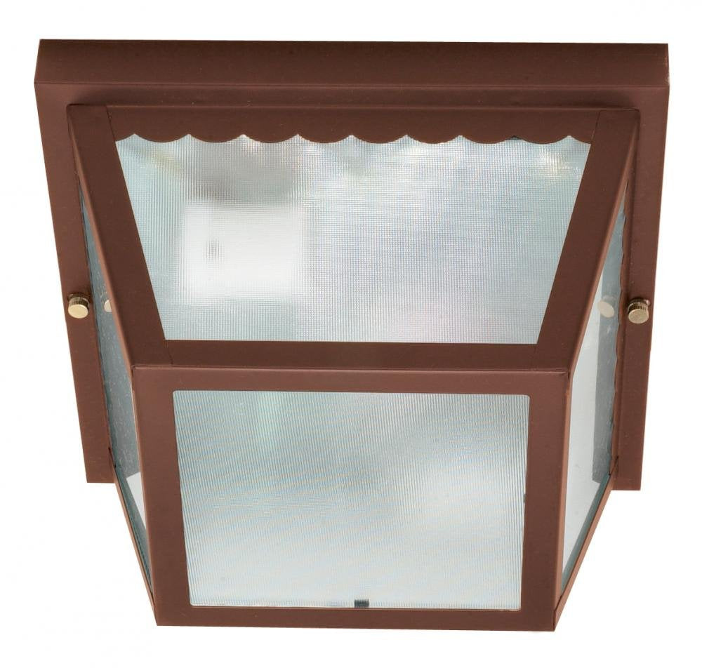 NUVO 60/472 Two Light Flush Mount Old Bronze