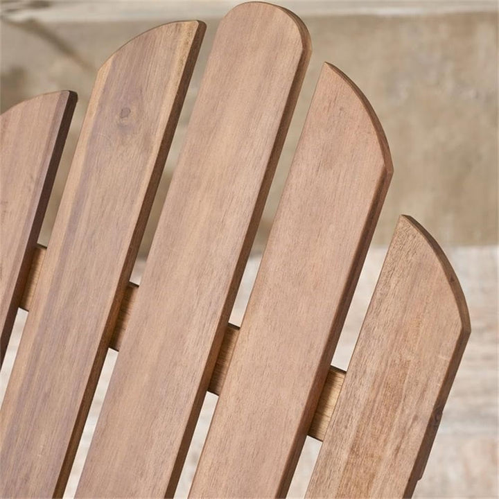 Christopher Knight Home Cara Outdoor Adirondack Acacia Wood Rocking Chair Dark