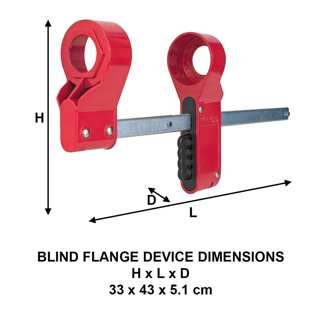 Blind Flange Lockout 3-1/2 to 12 in Pipe - Diamond Home USA