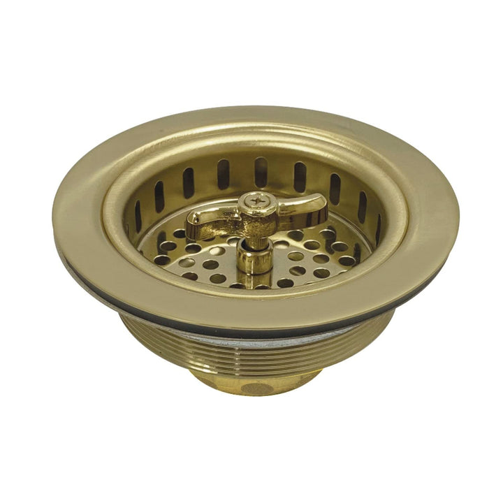 Kingston Brass Tacoma Spin and Seal Sink Basket Strainer Antique